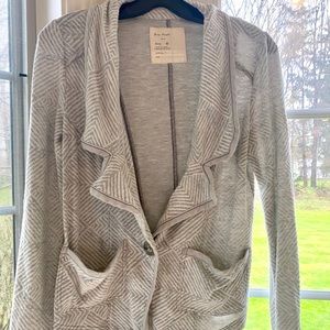 Free People sweater blazer